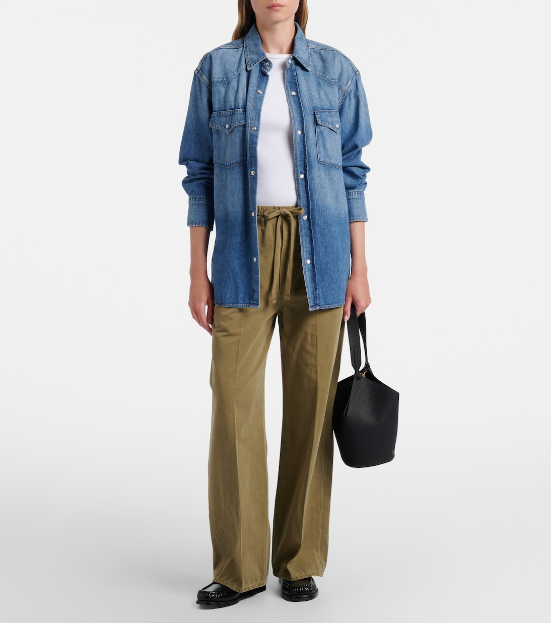 Pantalon ample Aurora en coton et lin | Citizens of Humanity