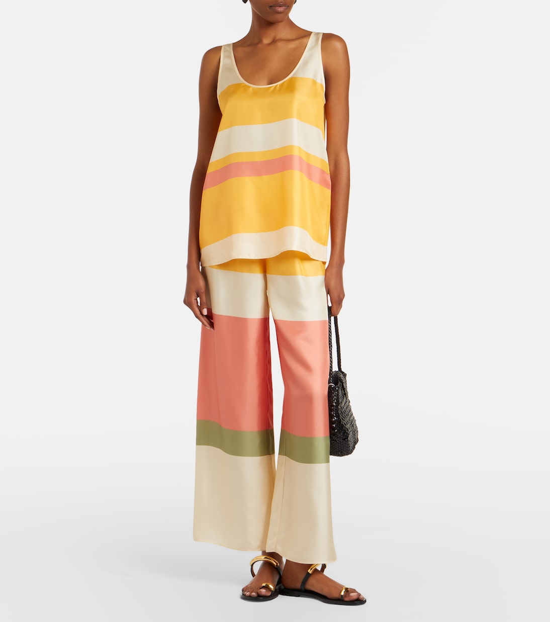 Lollipop silk twill wide-leg pants | Eres