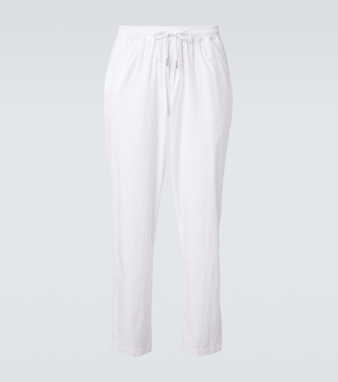 Cotton-blend straight pants | Fedeli