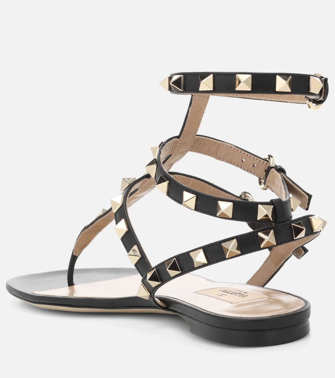 Sandalen Rockstud aus Leder | Valentino Garavani