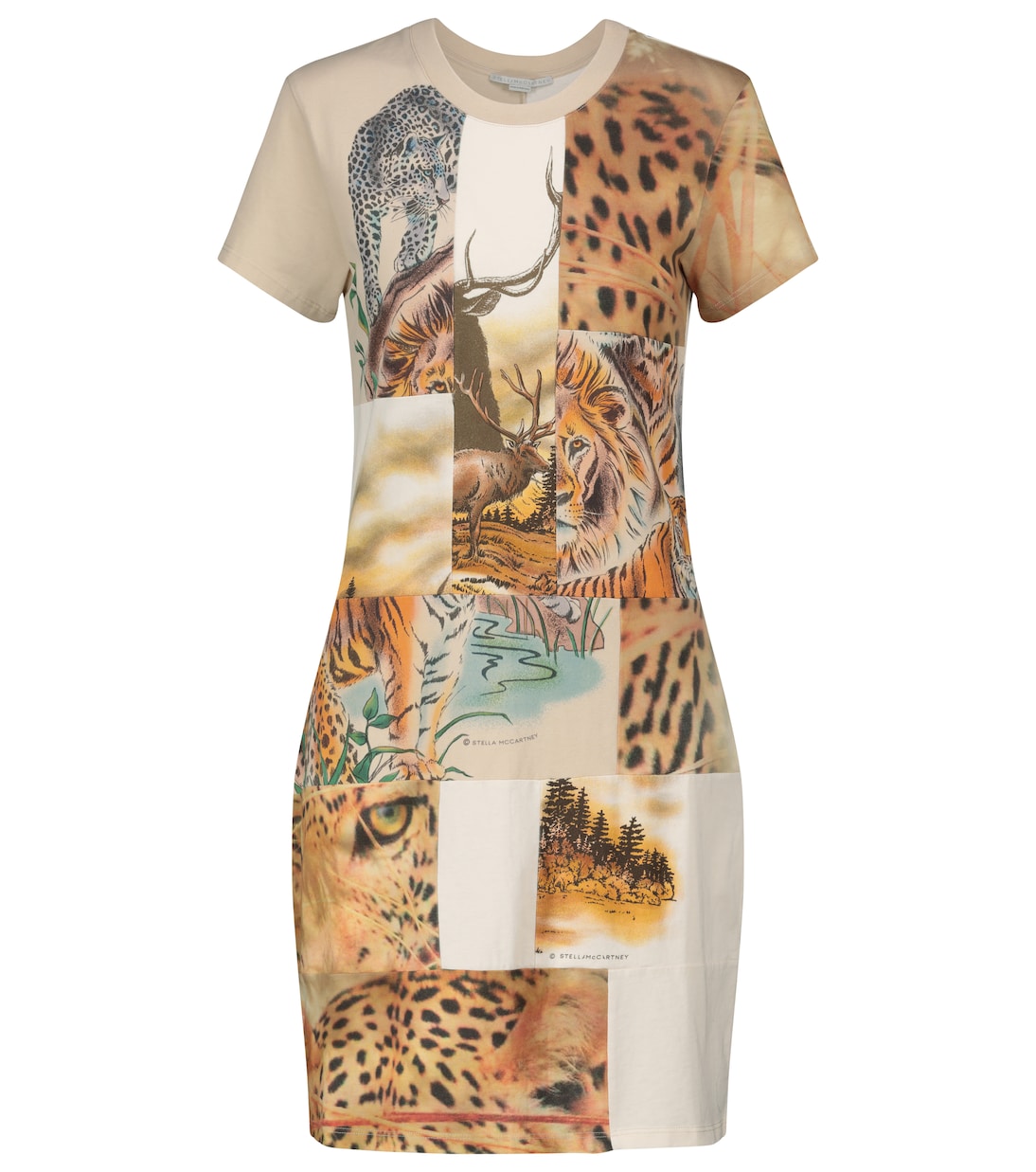Robe imprimée en coton | Stella McCartney