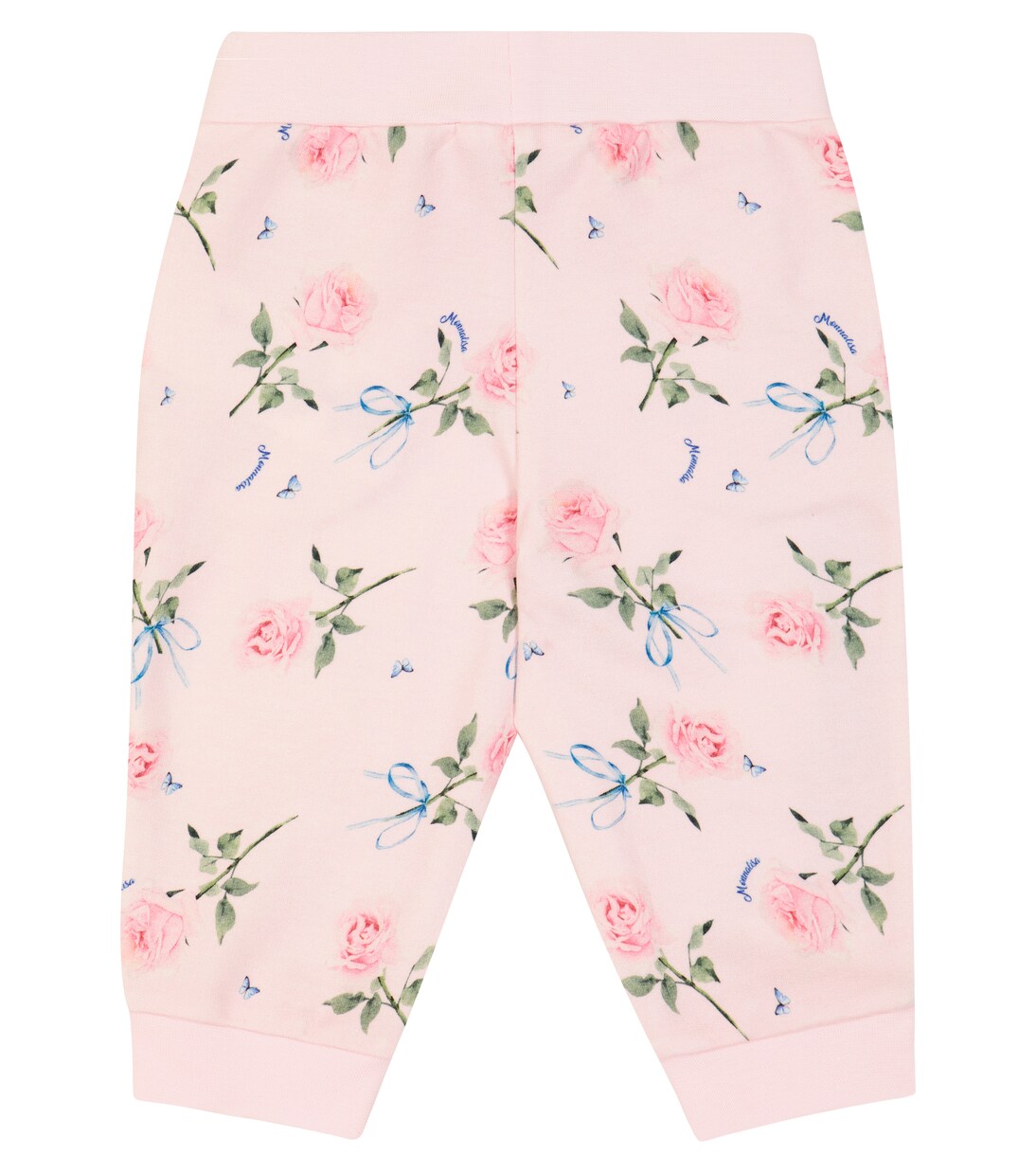 Baby floral cotton-blend sweatpants | Monnalisa