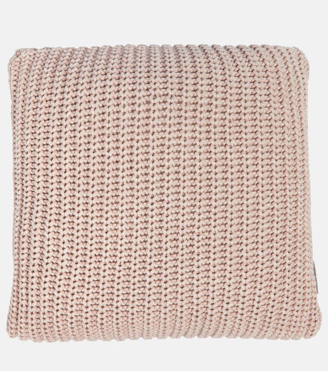 Cotton-blend knit cushion | Brunello Cucinelli