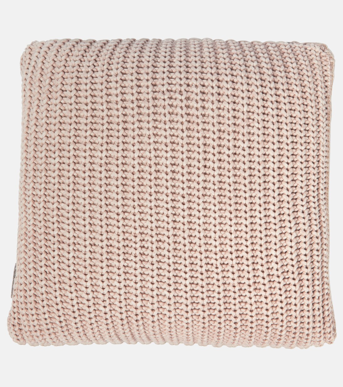 Cotton-blend knit cushion | Brunello Cucinelli