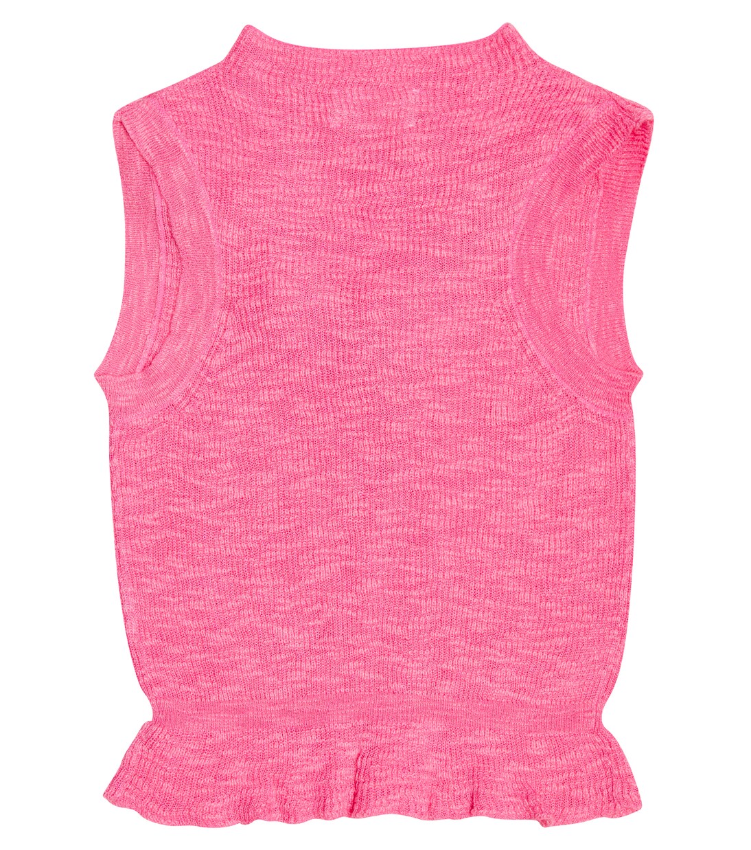 Punto cotton-blend rib-knit top | Morley