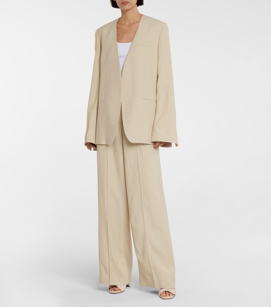 Pantalon ample en gabardine | Toteme