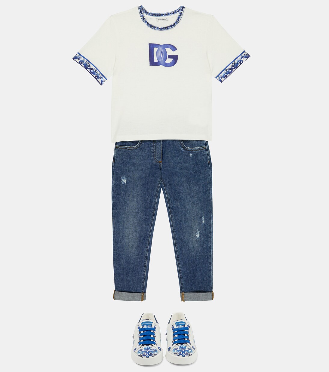 Distressed Jeans | Dolce&Gabbana Kids