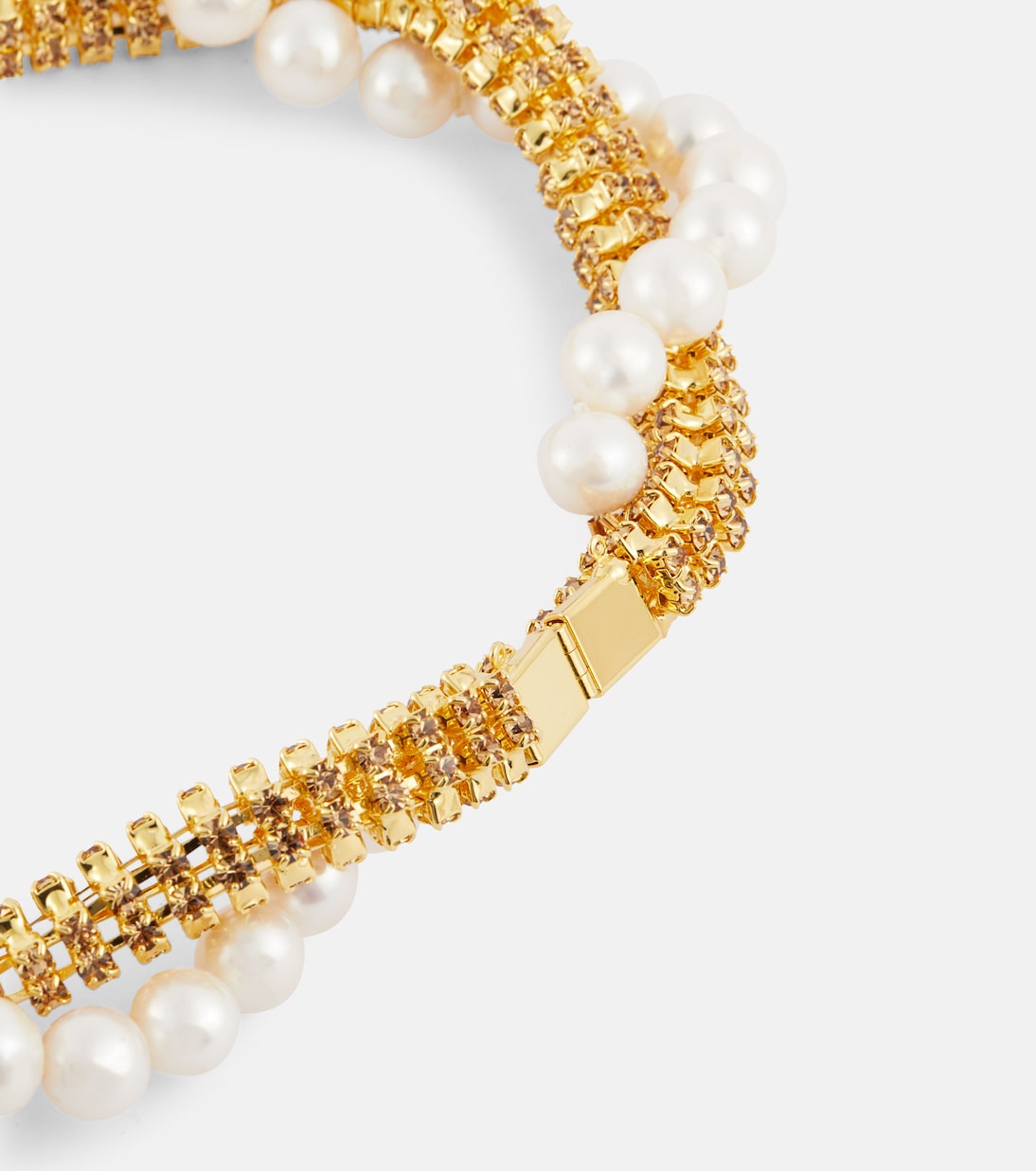 Collar con cristales y perlas sintéticas | Magda Butrym