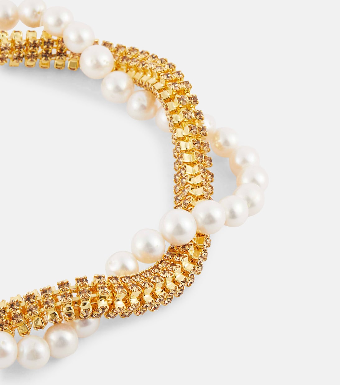 Collar con cristales y perlas sintéticas | Magda Butrym