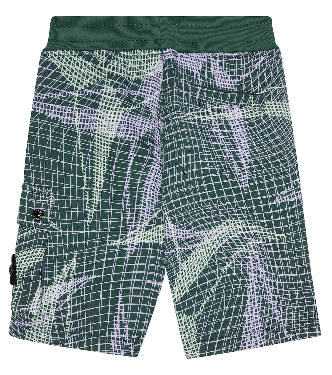 Bedruckte Shorts aus Baumwoll-Jersey | Stone Island Junior