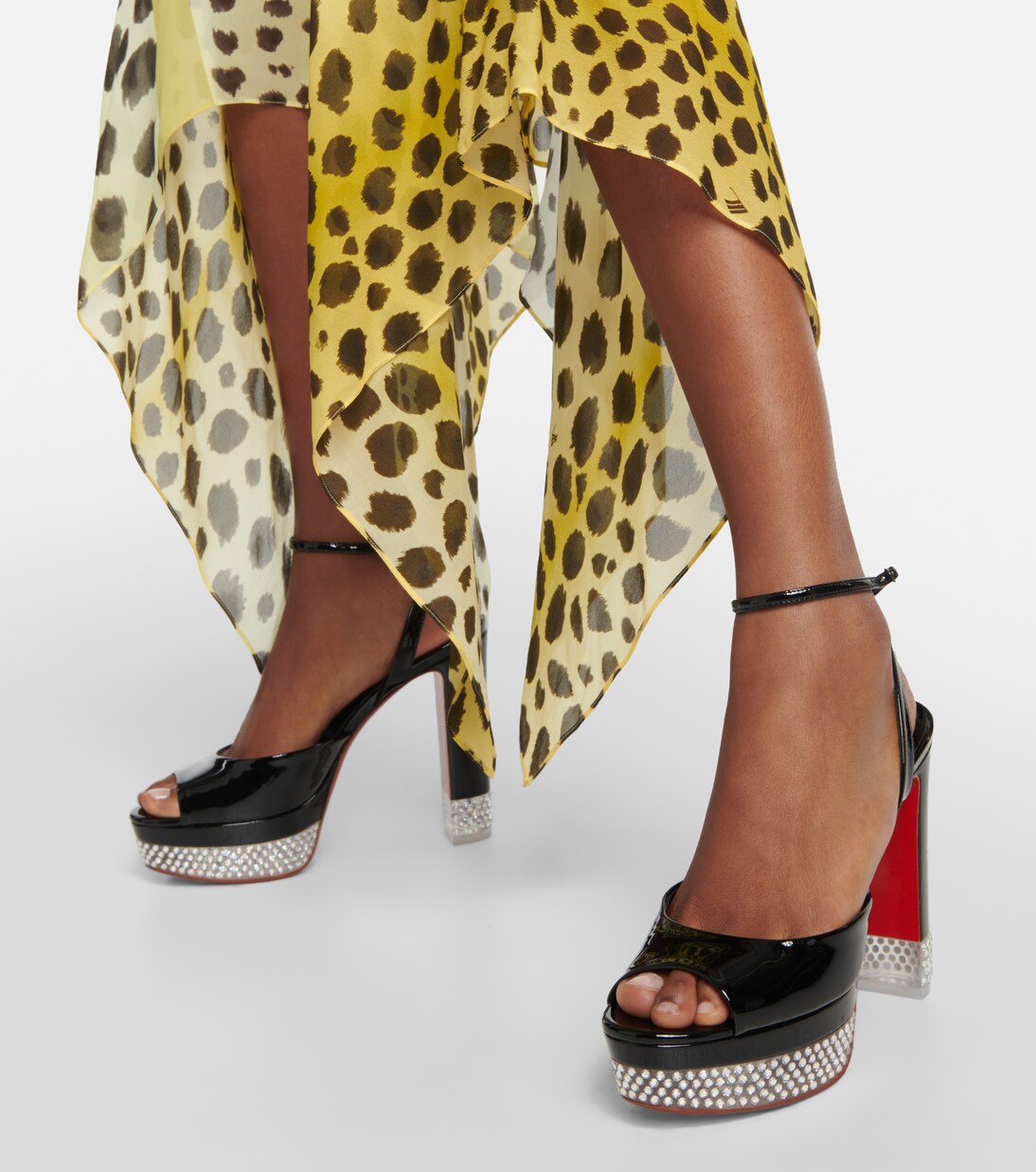 Cassandrina Alta 130 embellished sandals | Christian Louboutin