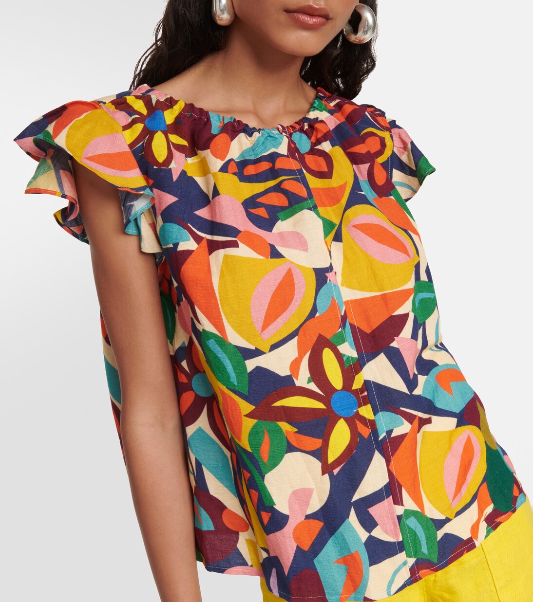 Teresa printed top | Velvet