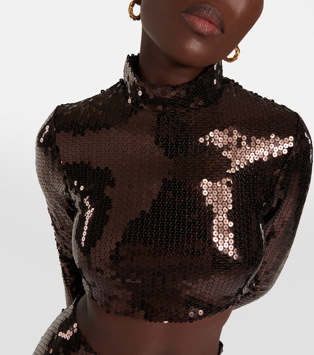 Cropped-Top Cherilyn mit Pailletten | Taller Marmo