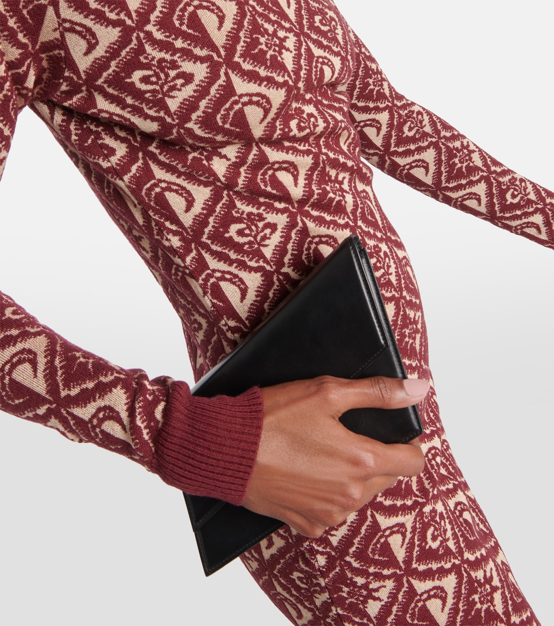 Moon Diamant jacquard wool-blend minidress | Marine Serre