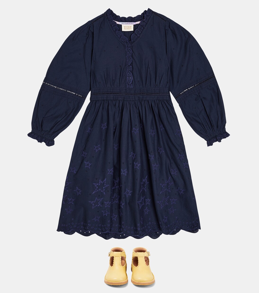 Embroidered cotton dress | Scotch & Soda Kids