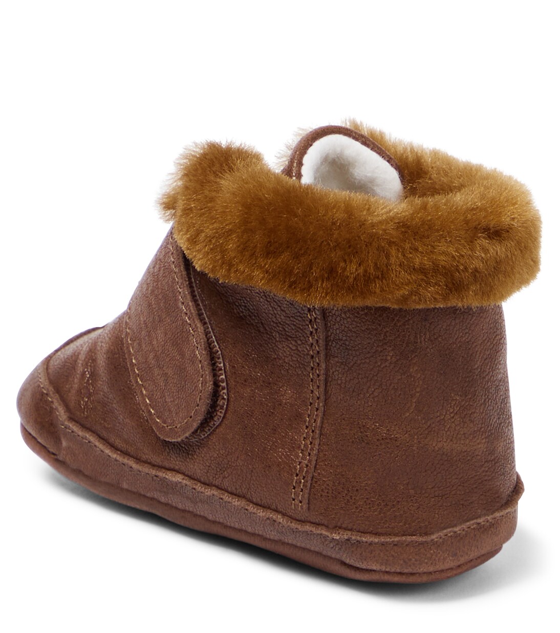 Bebé - botines de piel con borrego | PèPè