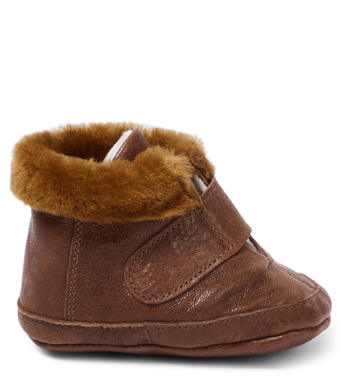 Bebé - botines de piel con borrego | PèPè