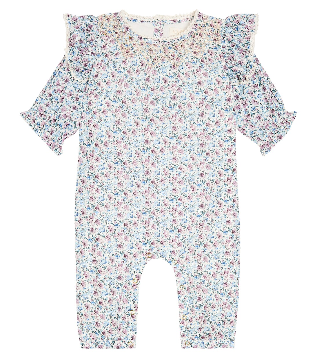 Combi-pantalon Ounisa en coton à fleurs | Louise Misha