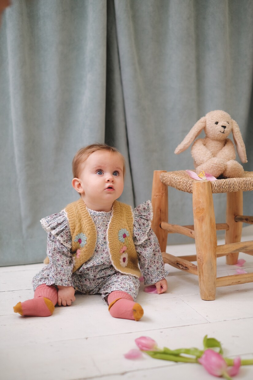 Combi-pantalon Ounisa en coton à fleurs | Louise Misha