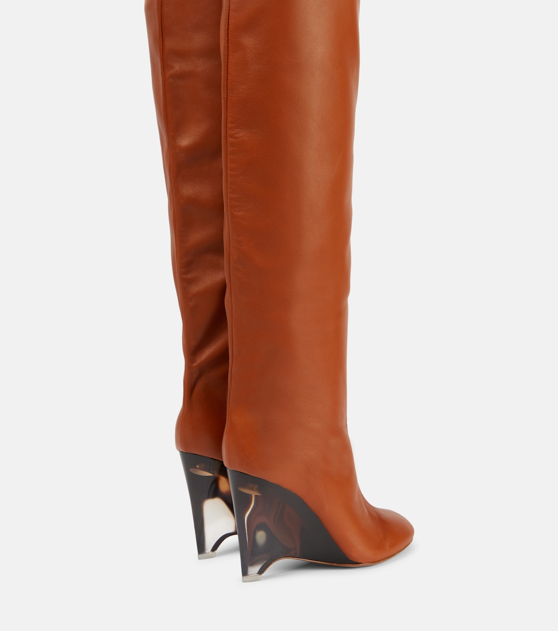 Leather knee-high boots | Alaïa