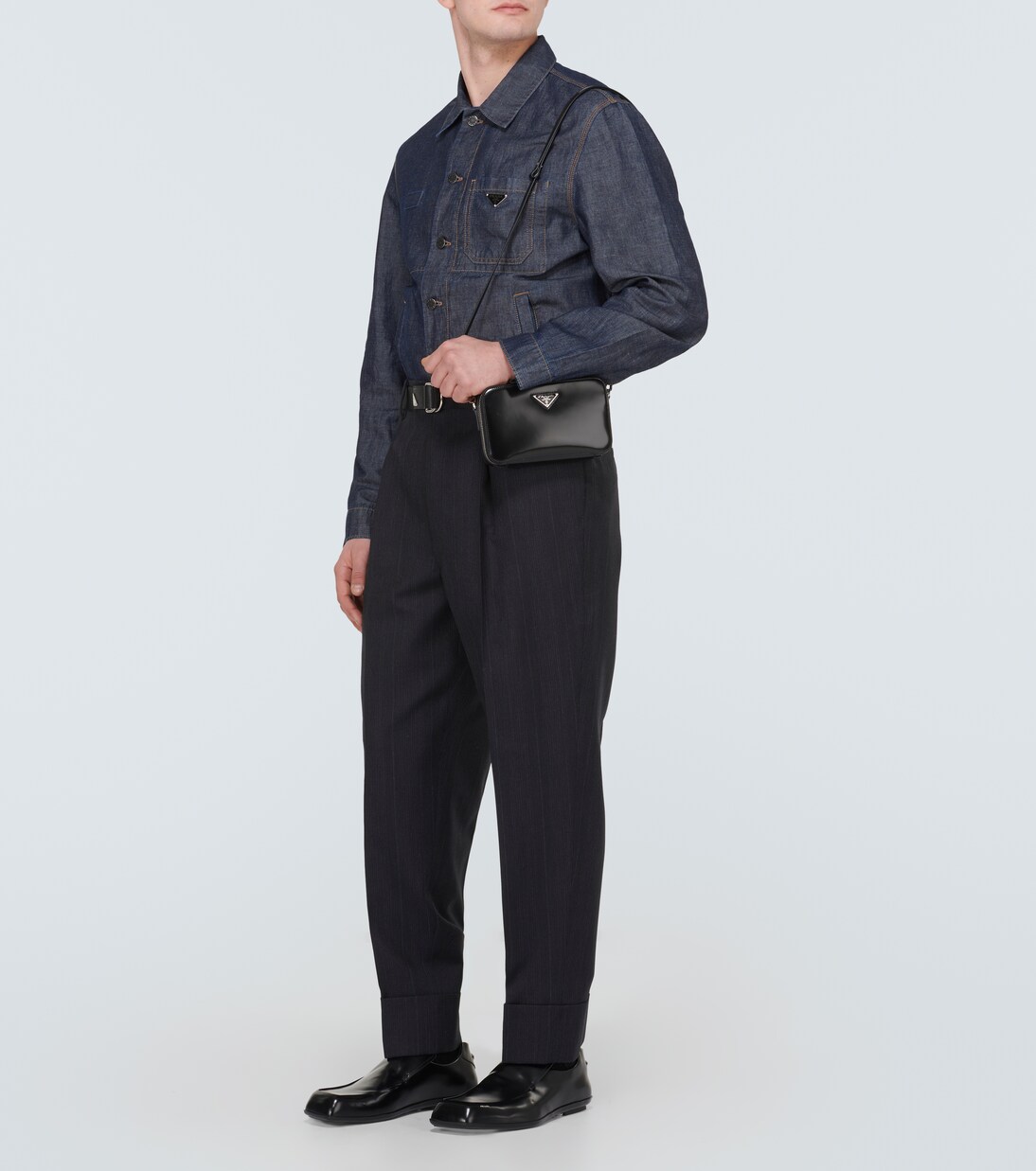 Crossbody Bag Brique aus Leder | Prada