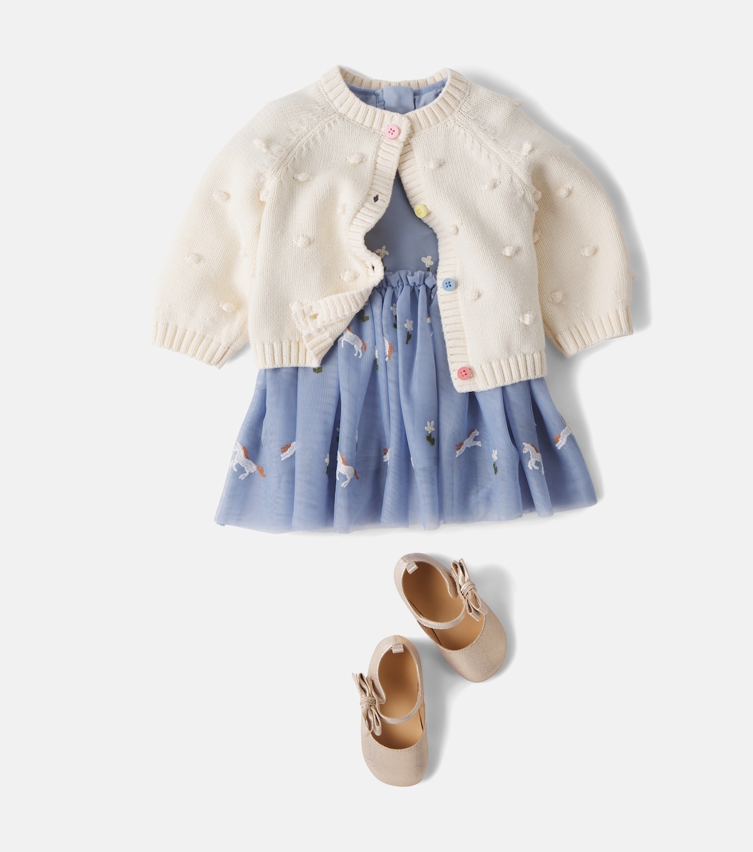 Baby Schuhe Lou Babe aus Metallic-Leder | Christian Louboutin Kids