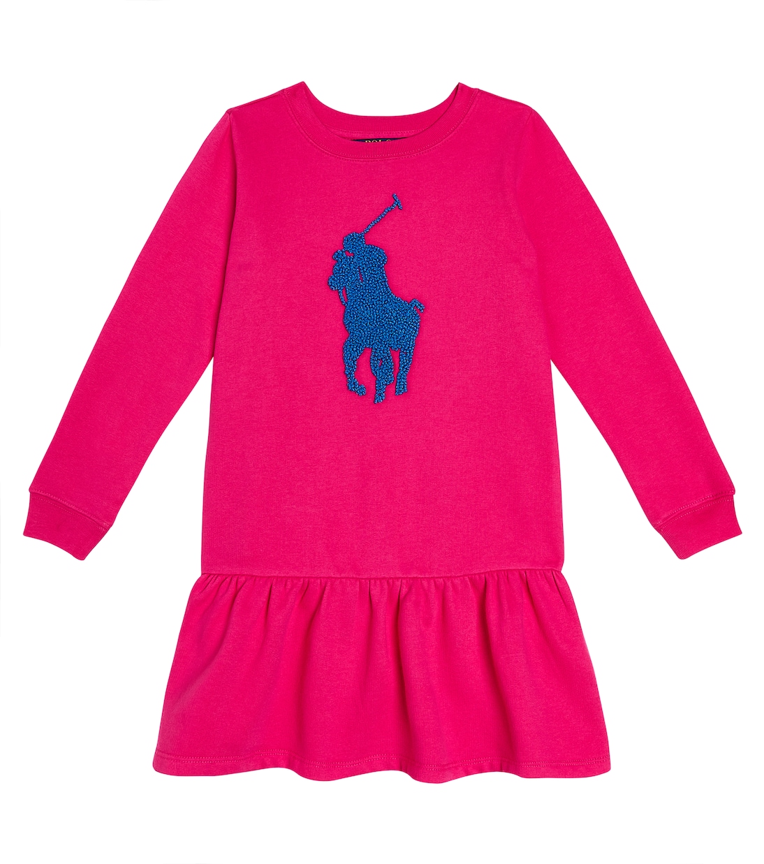 Logo embroidered cotton-blend dress | Polo Ralph Lauren Kids