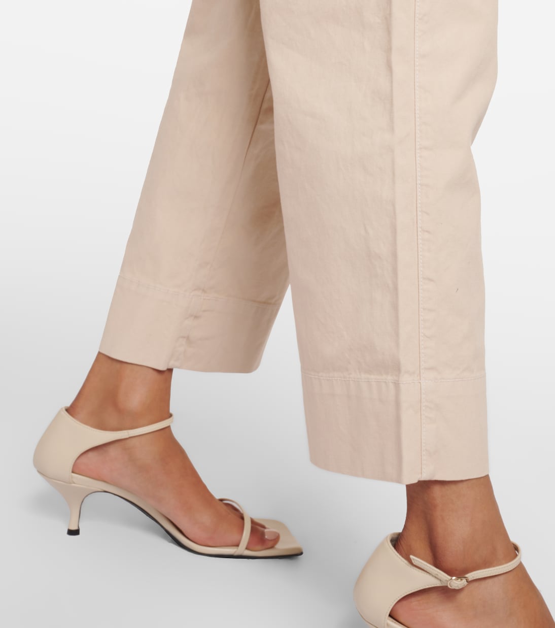 Pantalon ample Mya raccourci en coton | Velvet