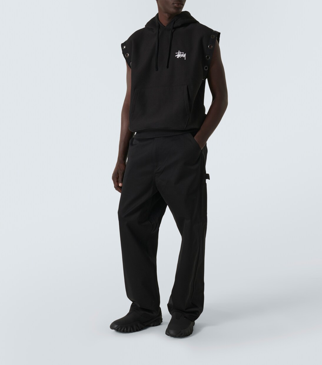 x Oakley suede slip-on sneakers | Junya Watanabe