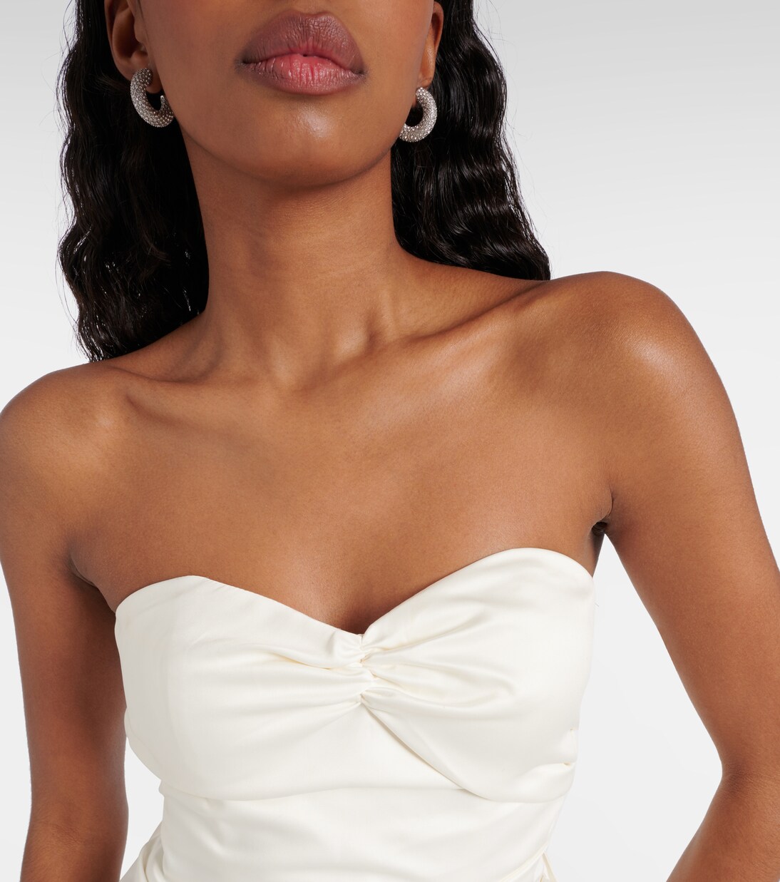 Bridal strapless minidress | Rotate