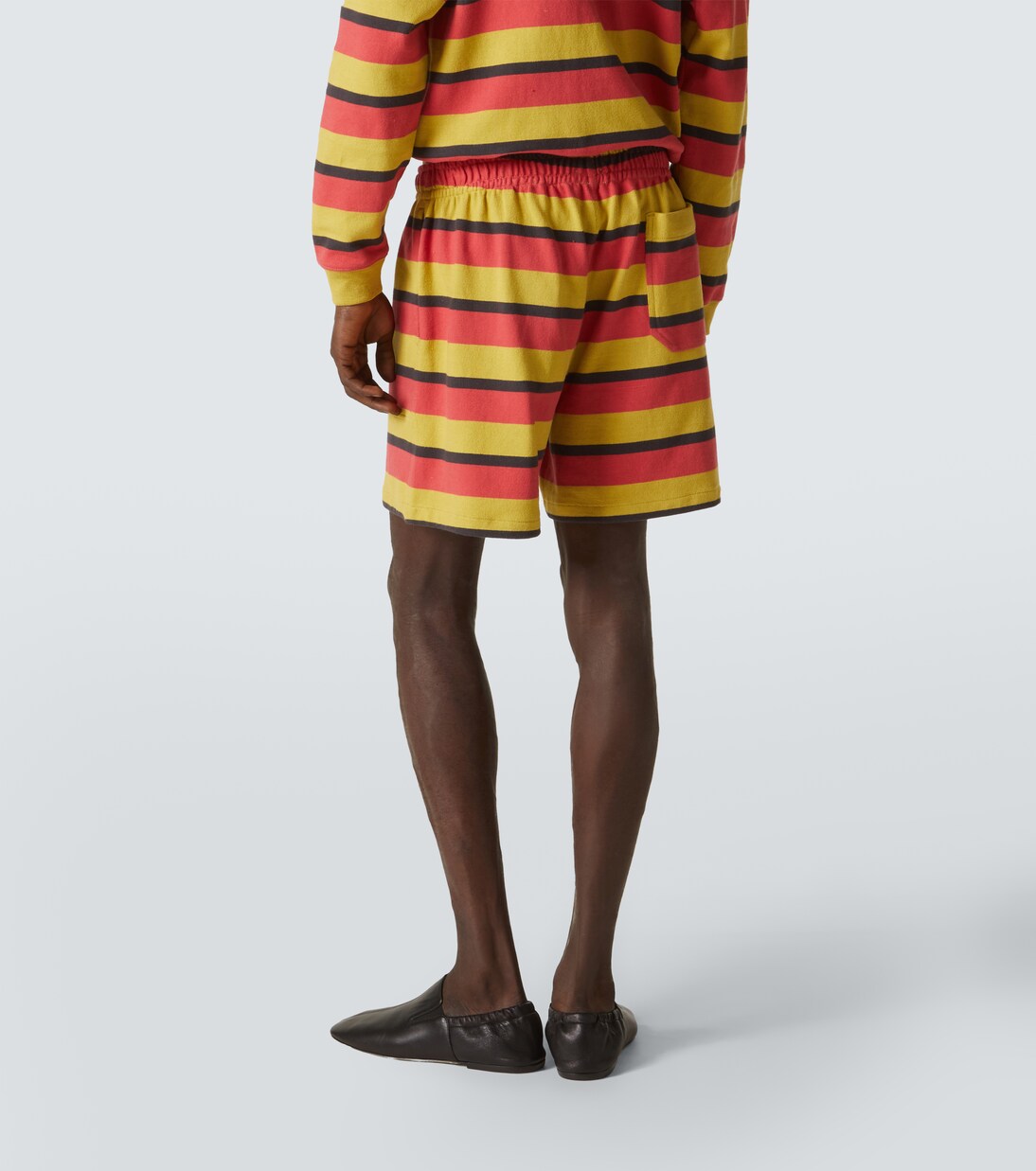 Short Rec rayé en coton | Bode