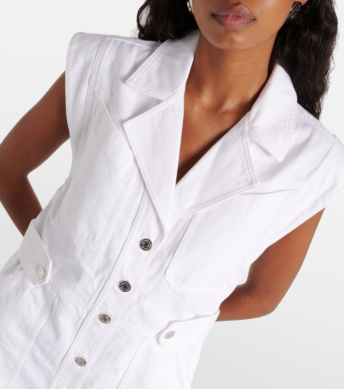 Hemdblusenkleid Jax aus Denim | Veronica Beard