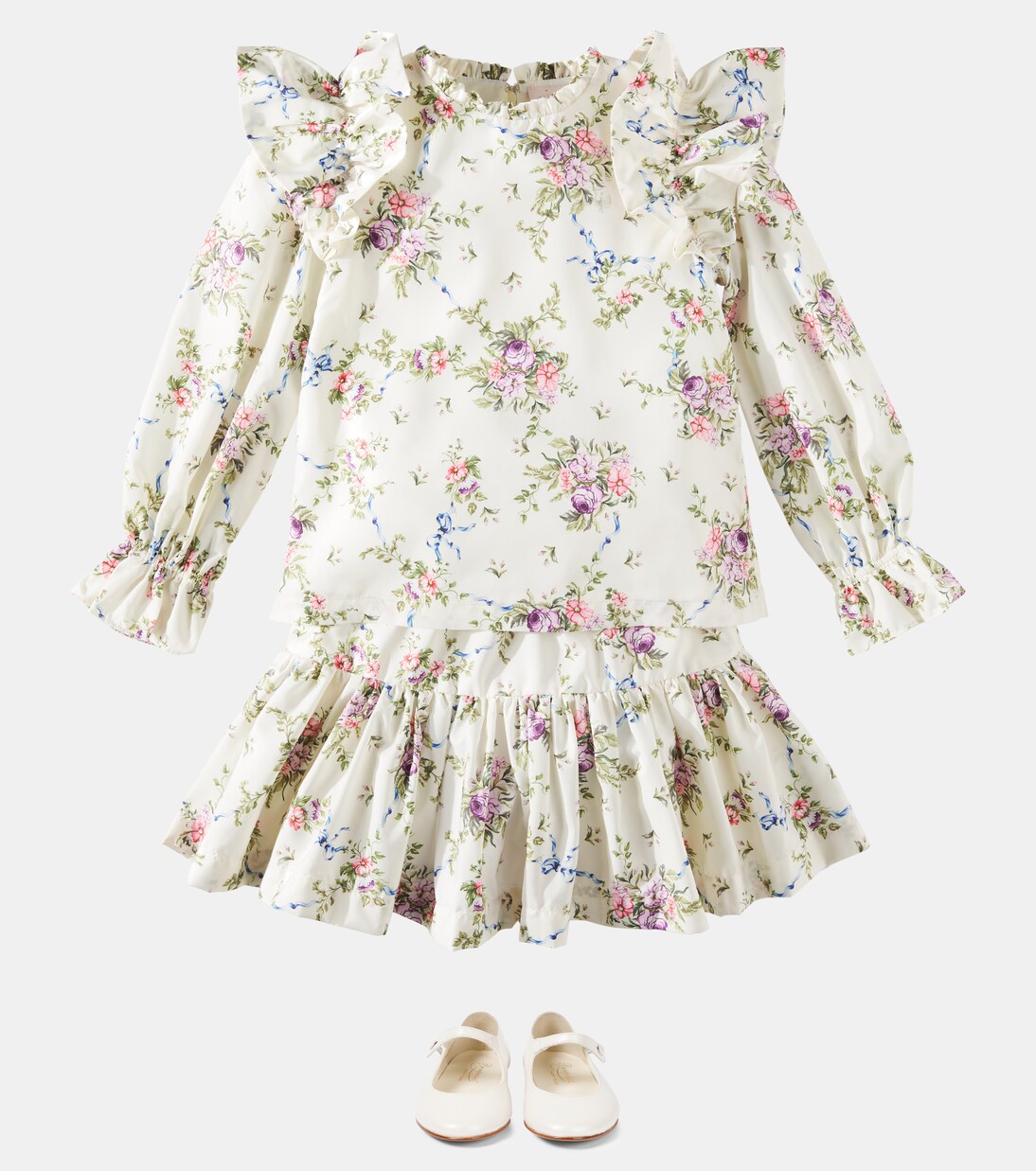 Belle ruffled floral blouse | Tutu Du Monde
