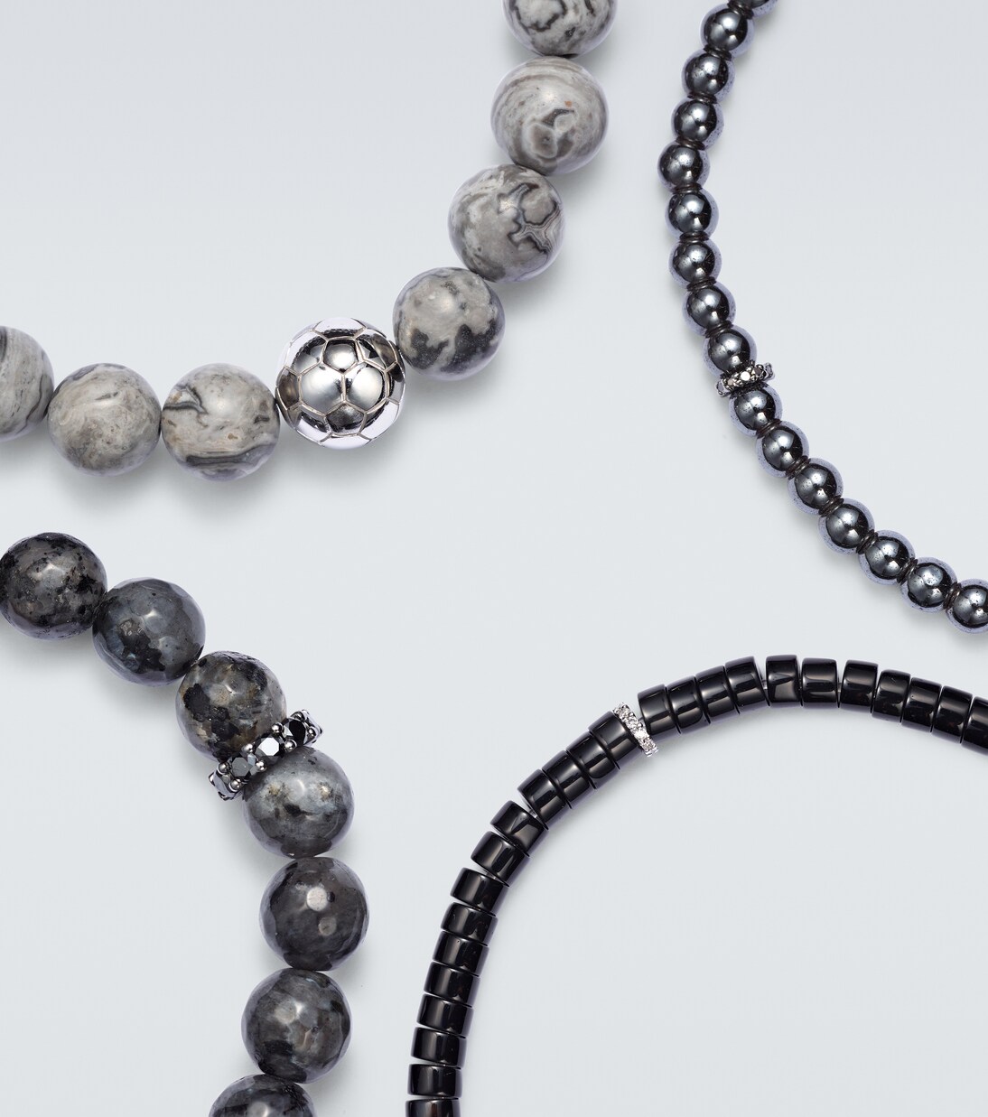 Bracelet en or blanc 14 ct et diamants | Sydney Evan