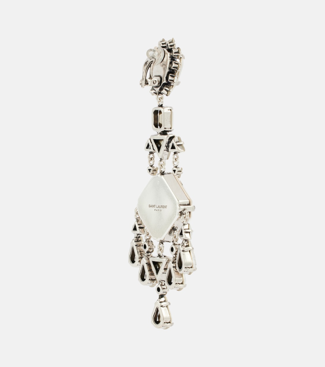 Clip-Ohrringe mit Kristallen | Saint Laurent