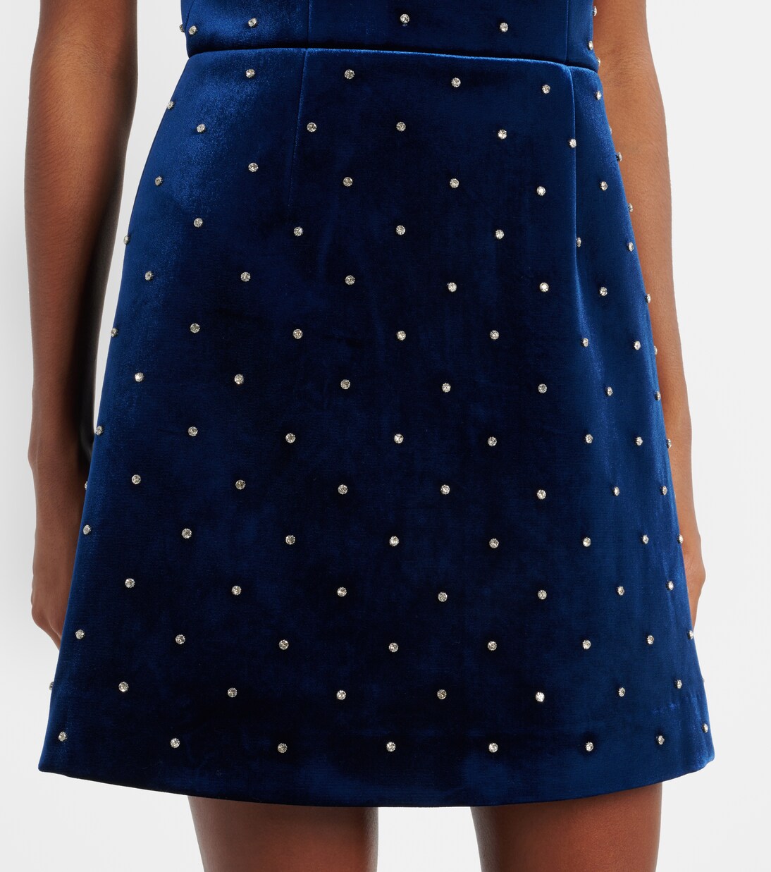 Robe Vivicia en velours à ornements | Rebecca Vallance