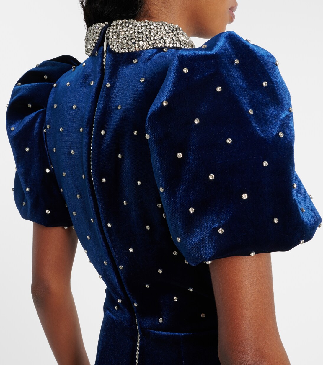 Robe Vivicia en velours à ornements | Rebecca Vallance