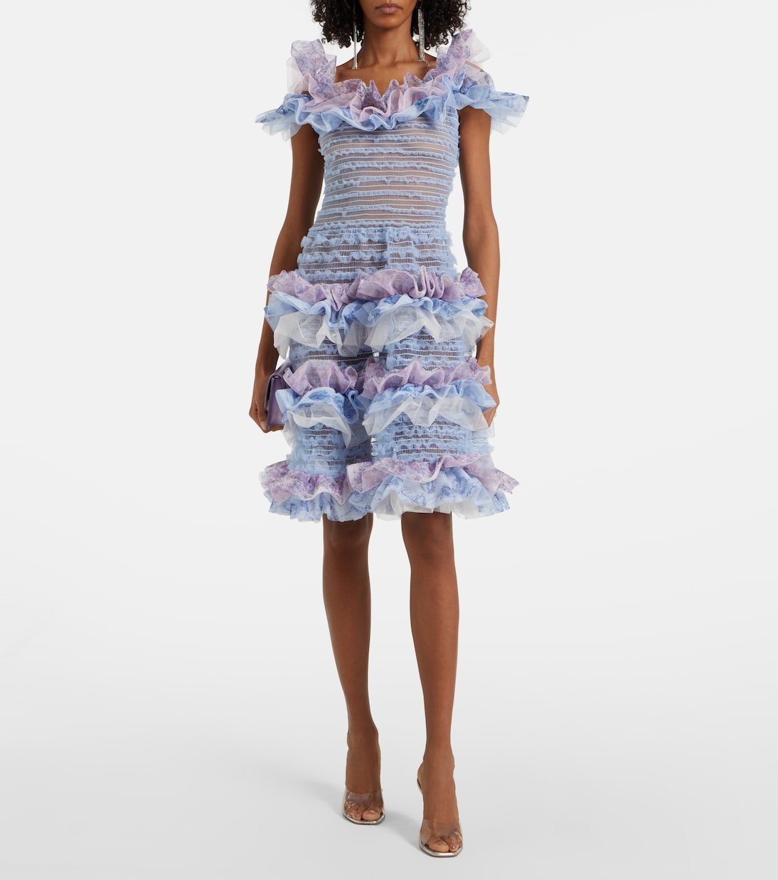 Robe midi en tulle | Susan Fang