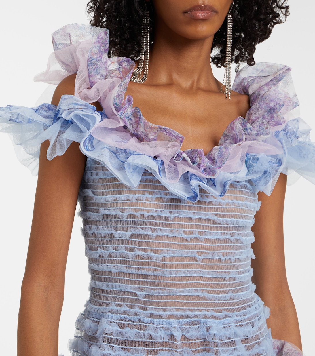 Robe midi en tulle | Susan Fang