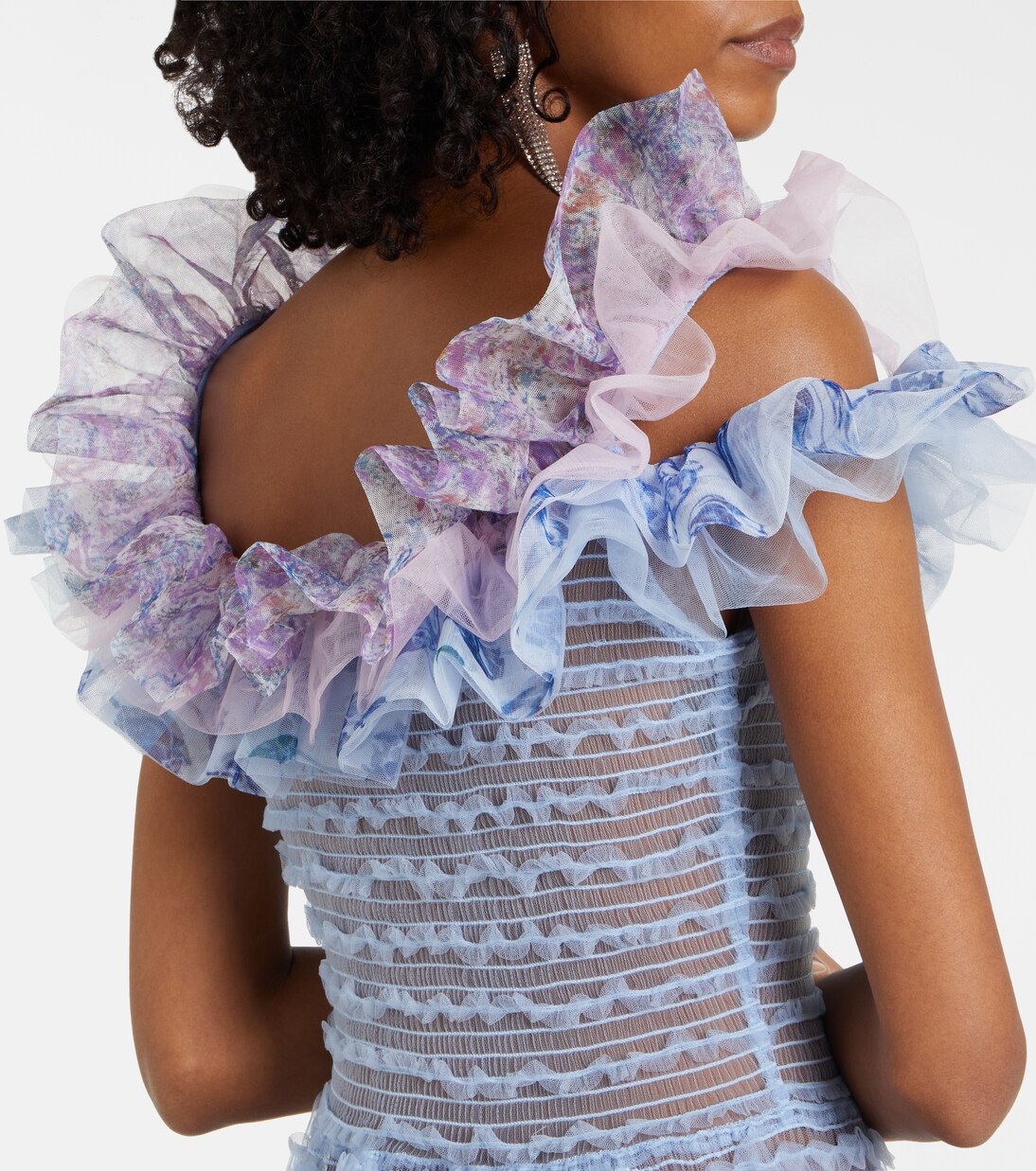 Robe midi en tulle | Susan Fang