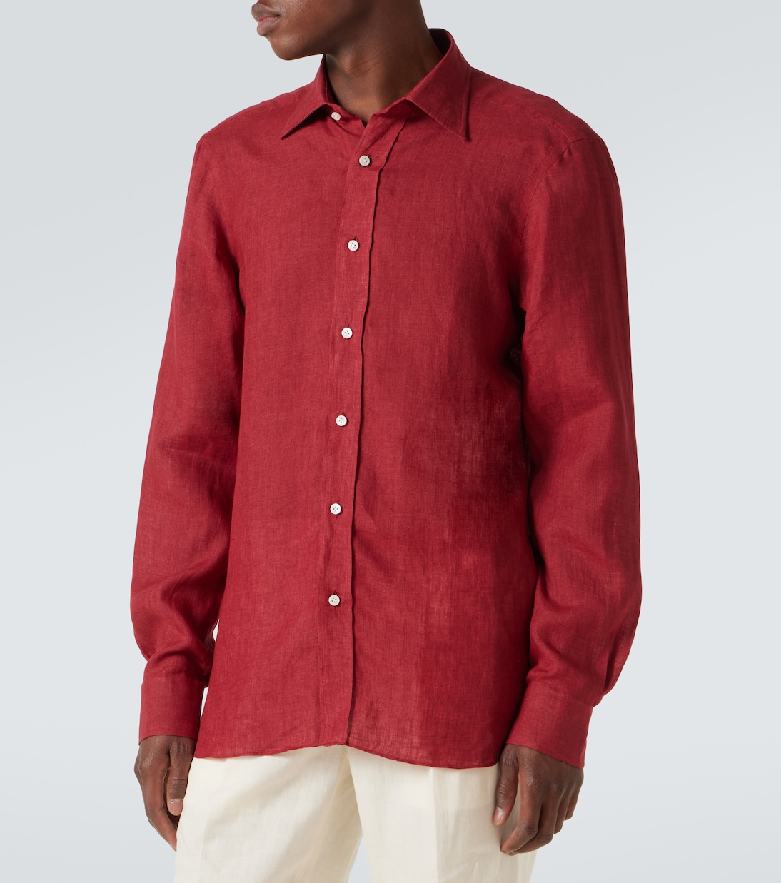 Hemd aus Leinen | Rubinacci