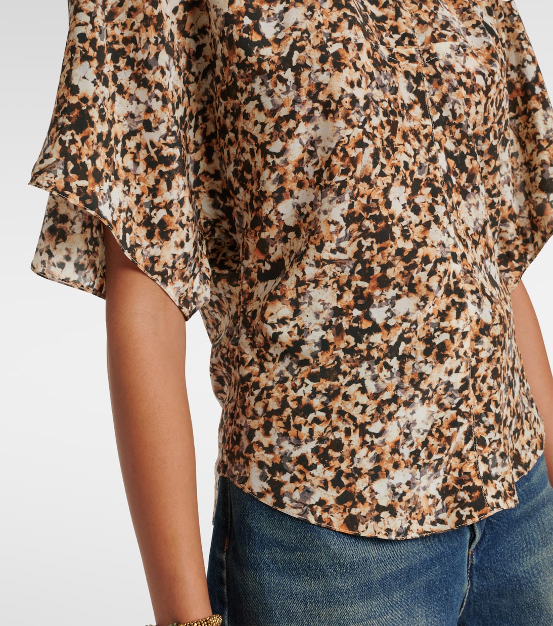 Karlita printed silk-blend blouse | Isabel Marant