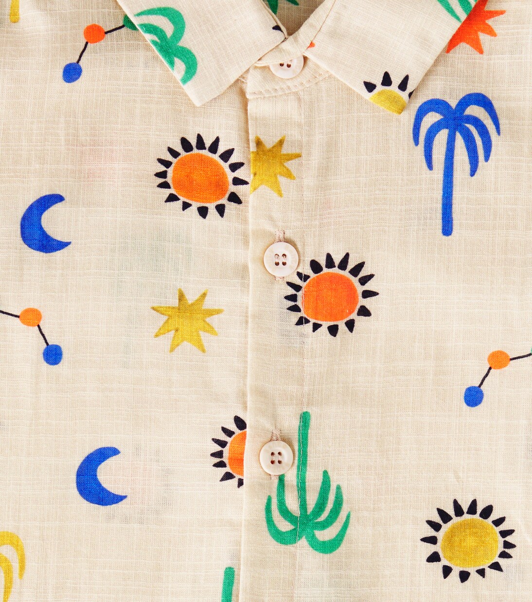 Printed cotton shirt | Fábula