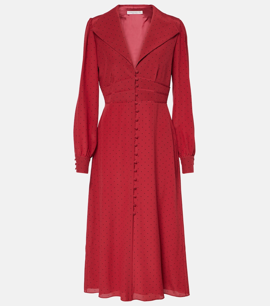 Midikleid aus Seide | Alessandra Rich