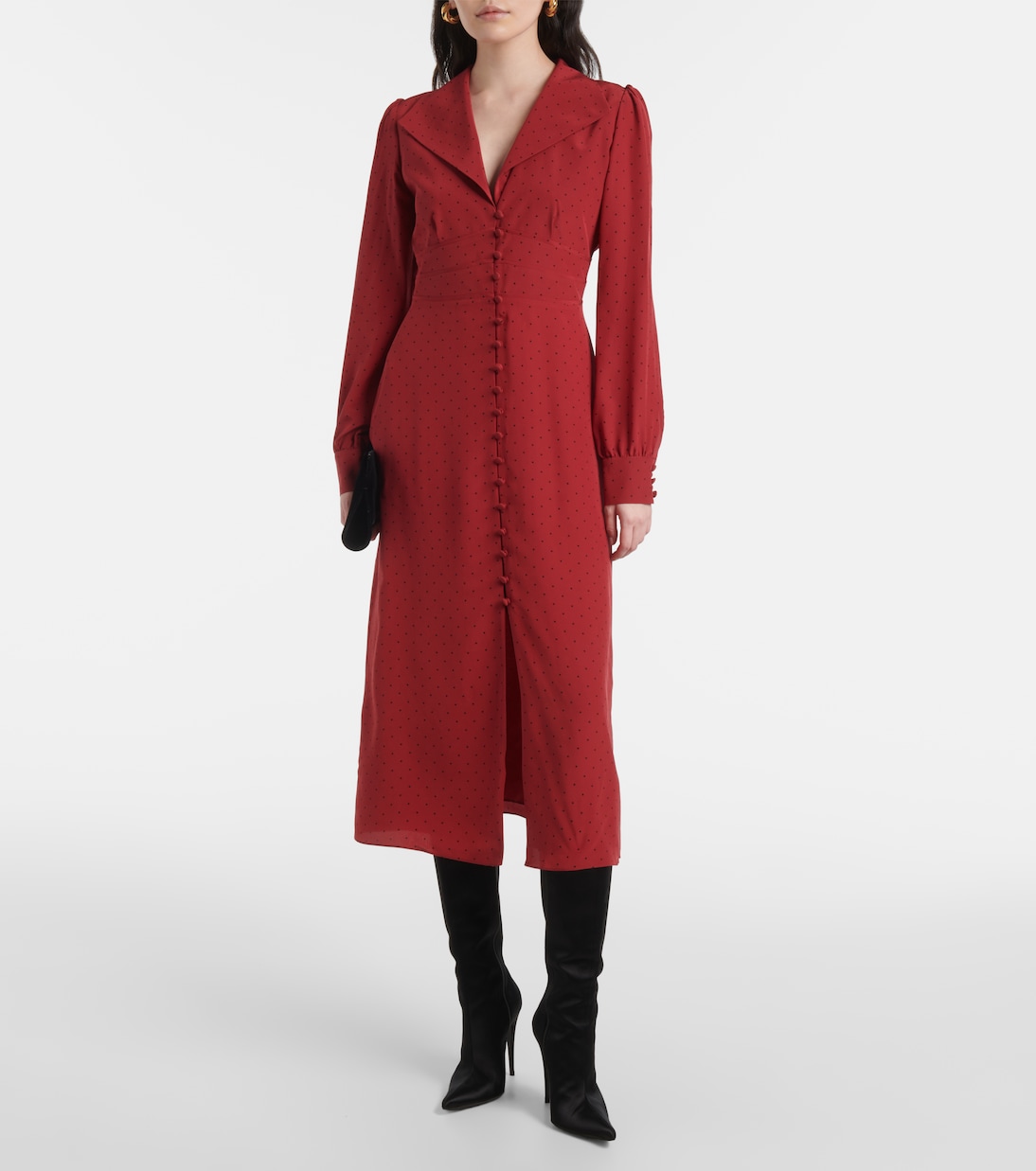 Midikleid aus Seide | Alessandra Rich