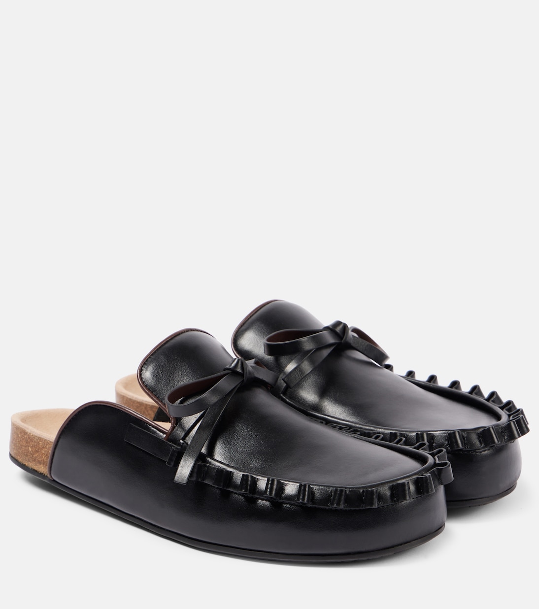 Ruffled leather mules | JW Anderson