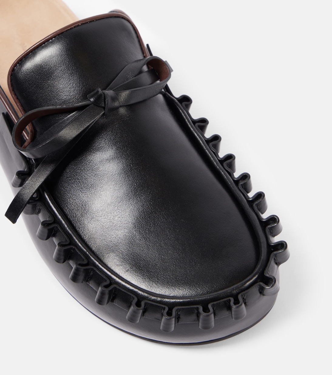 Ruffled leather mules | JW Anderson