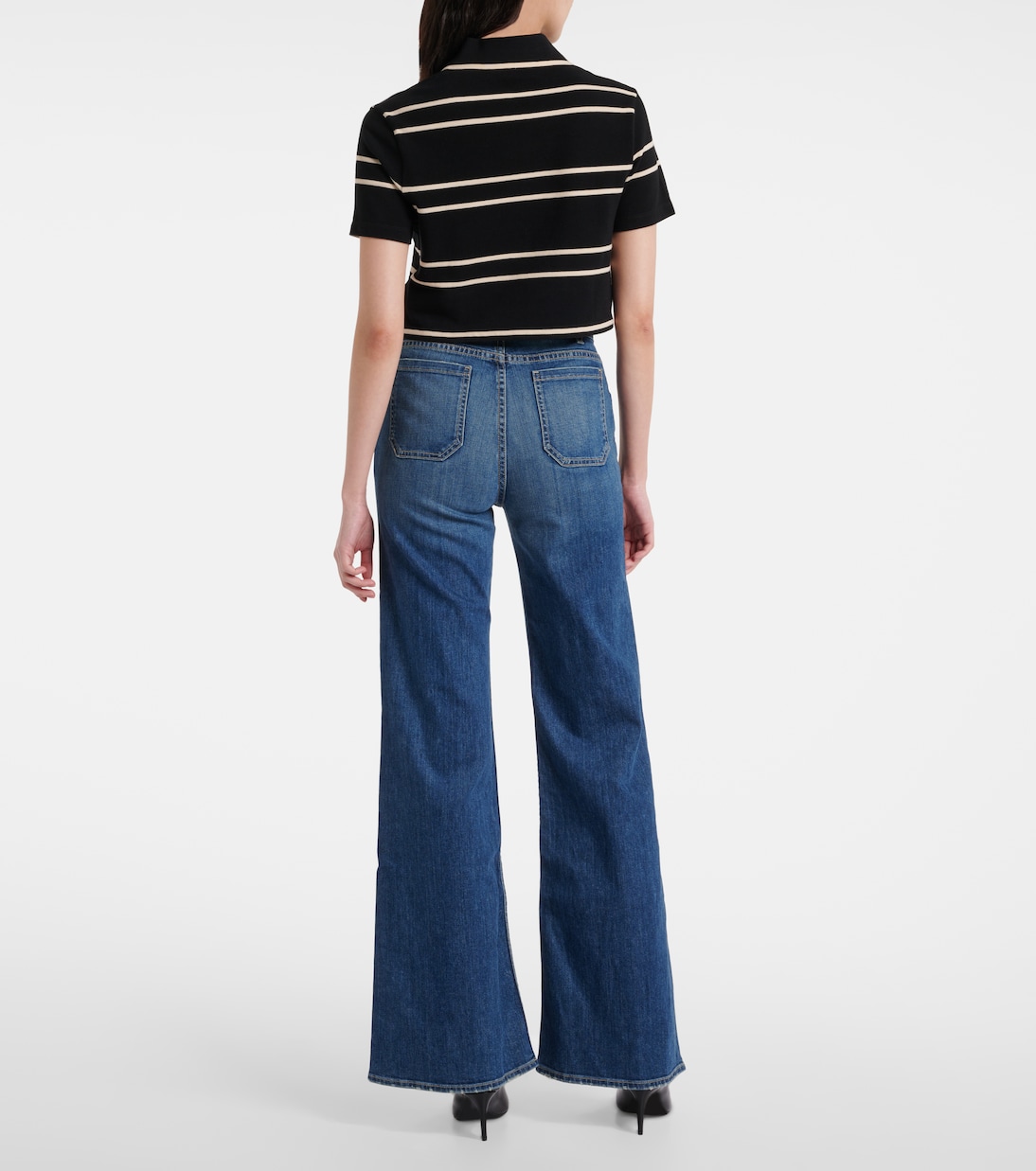 Terrell high-rise bootcut jeans | Nili Lotan