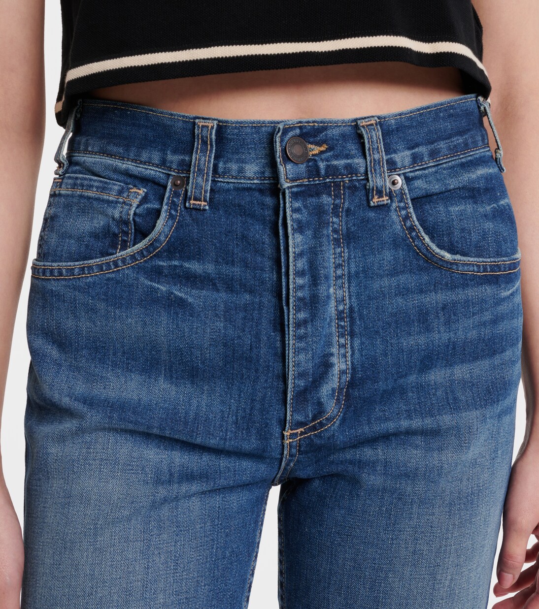 Terrell high-rise bootcut jeans | Nili Lotan