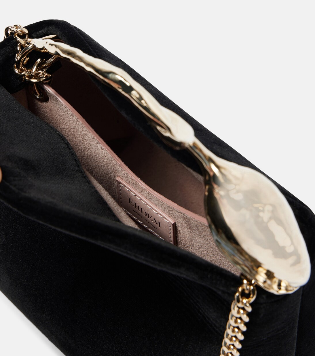 Bloom Mini velvet tote bag | Erdem